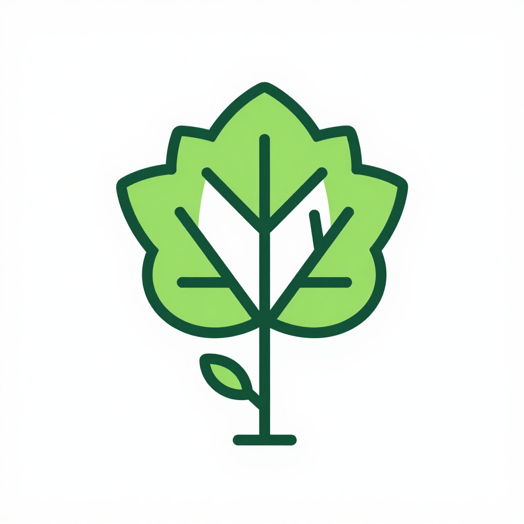 Line‑icon illustration of a seed growing into a leafy brand tree, symbolizing the journey from forest to market.