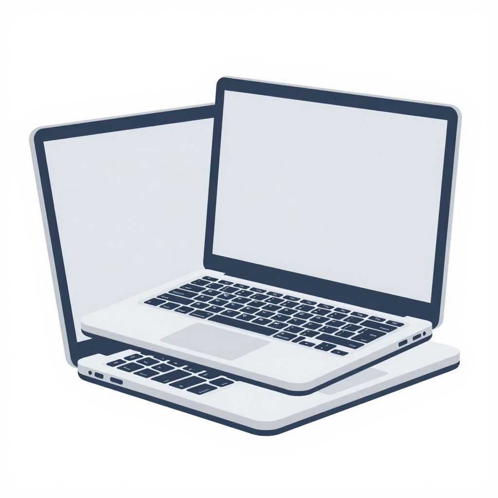 Layered anatomy of a modern laptop: chassis, display, keyboard, battery, and ports